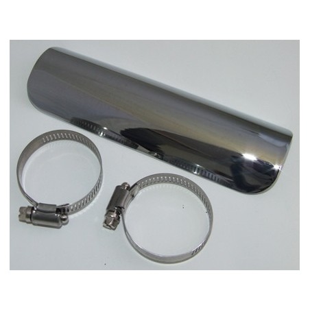 Bouclier Thermique Chromé 17.78cm Pour Échappement