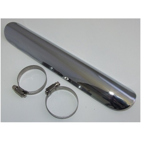 Bouclier Thermique Chromé 30.48cm Pour Échappement