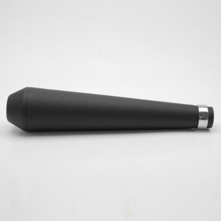 Silencieux Megaphone Court (43cm) Universel en Noir
