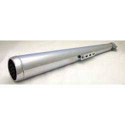 Silencieux Style Dunstall (66cm) Universel, Chromé