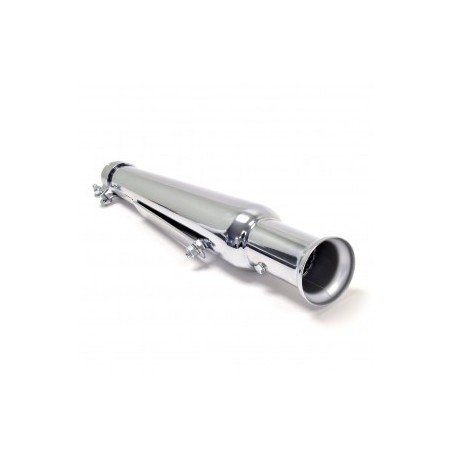 Silencieux Mégaphone Bout Tulipe (46cm) Universel Chromé