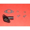 Pièce d'Accouplement entre Carter de Transmission et Tuyau de Ventilation Triumph T140, Avec le Joint, 2 Rondelles et 2 Vis