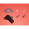 Pièce d'Accouplement entre Carter de Transmission et Tuyau de Ventilation Triumph T140, Avec le Joint, 2 Rondelles et 2 Vis
