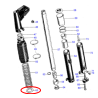 Rondelle Entre Ressort et Joint Spi de Fourche BSA et Triumph