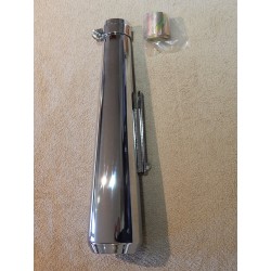 Silencieux Megaphone Court (43cm) Universel Sans Chicane