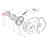 Jeu de 4 Rivets pour Embrayage BSA B50 1972-73