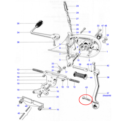 Boulon du Crampon de Pédale de Kick Triumph 3TA et 5TA