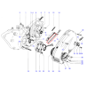 Tringle d'Ajusteur de Chaîne Primaire Triumph 500cc, 650cc et 750cc