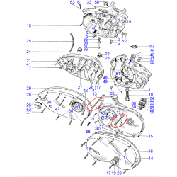 Jeu de Boulonnerie Montage Carters Moteur Triumph Unit TR6 T120 1963-68